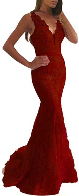 LAYOUT NICEB Charming Illusion Mermaid Evening Dresses Lace Formal Prom Party Dresses for Women Plus Size Gowns robes de soirée
